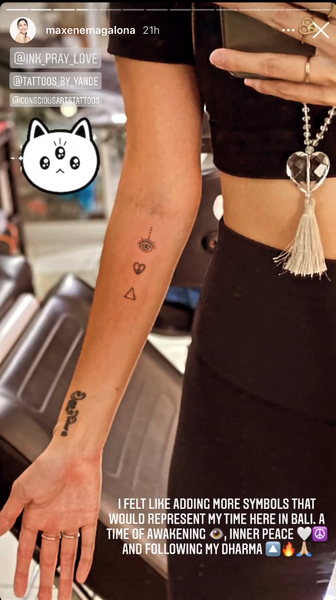 Maxine Magalona's New Tattoos