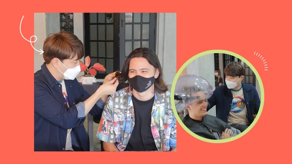 James Reid's Korean hair makeover in Ryan Bang's vlog