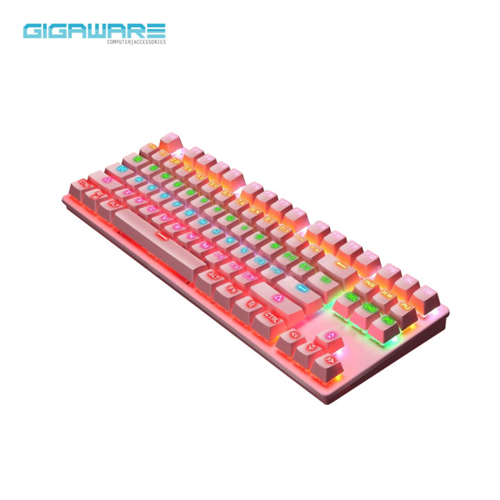 rgb keyboard: Gigaware K550 87Keys Mechanical Keyboard
