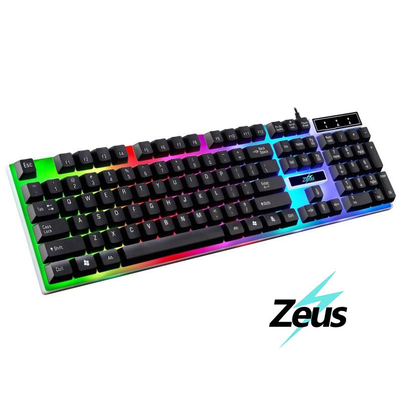 rgb keyboard: Zeus K001 Gaming Keyboard And Mouse Bundle