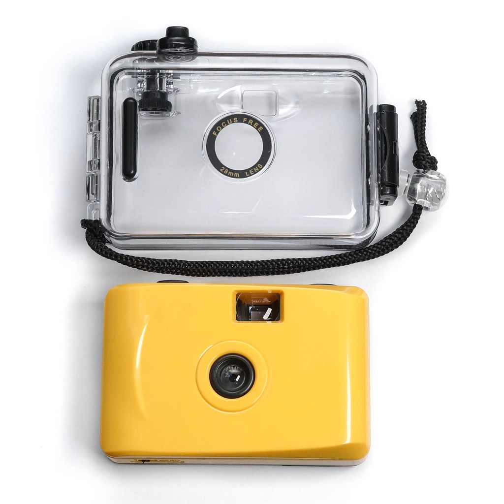 The Aquapix 35mm waterproof cover and camera