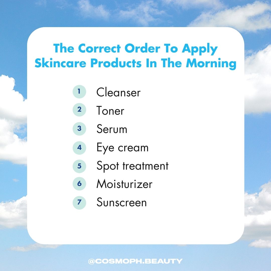 The Correct Morning Skincare Routine Order (2021 Update)