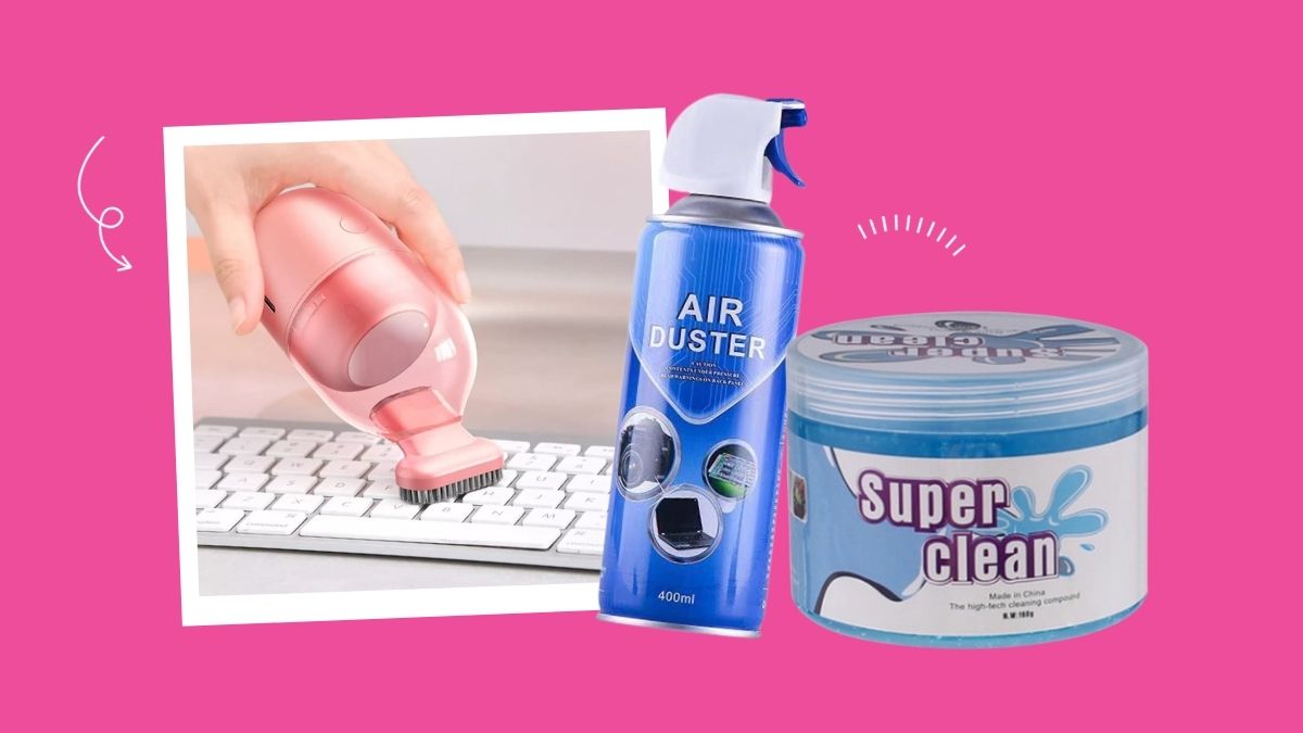 how to clean keyboard + keyboard cleaning supplies