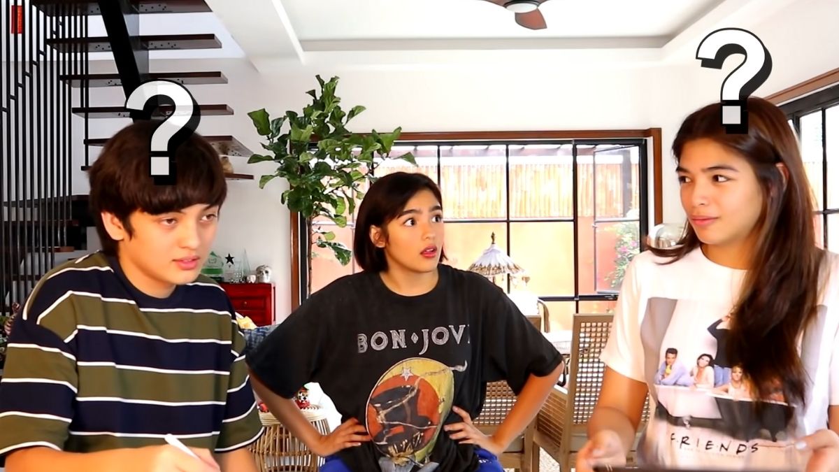 Andrea Brillantes plays Who Knows Me Better? with Seth Fedelin and older sister Kayla Gorostiza