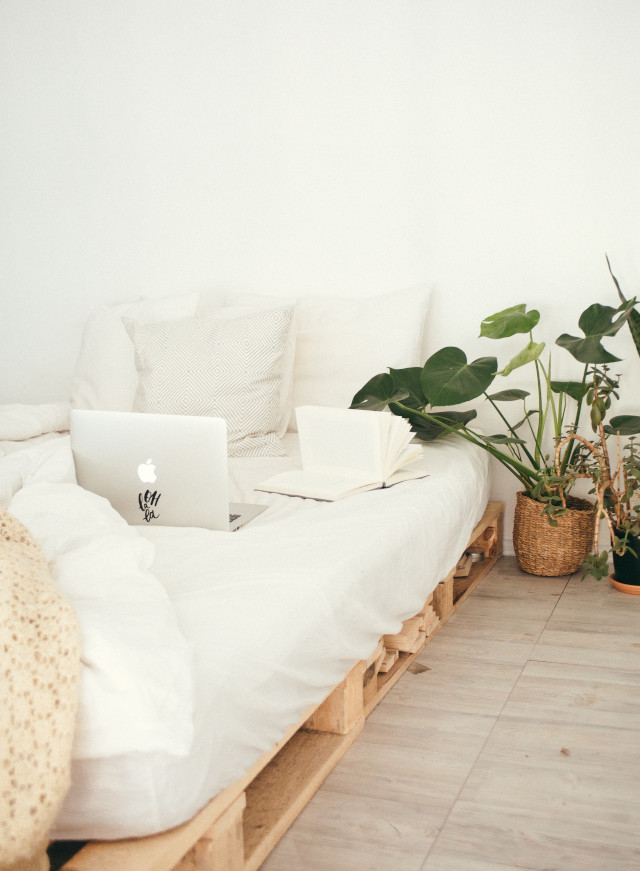 bedroom makeover: add plants