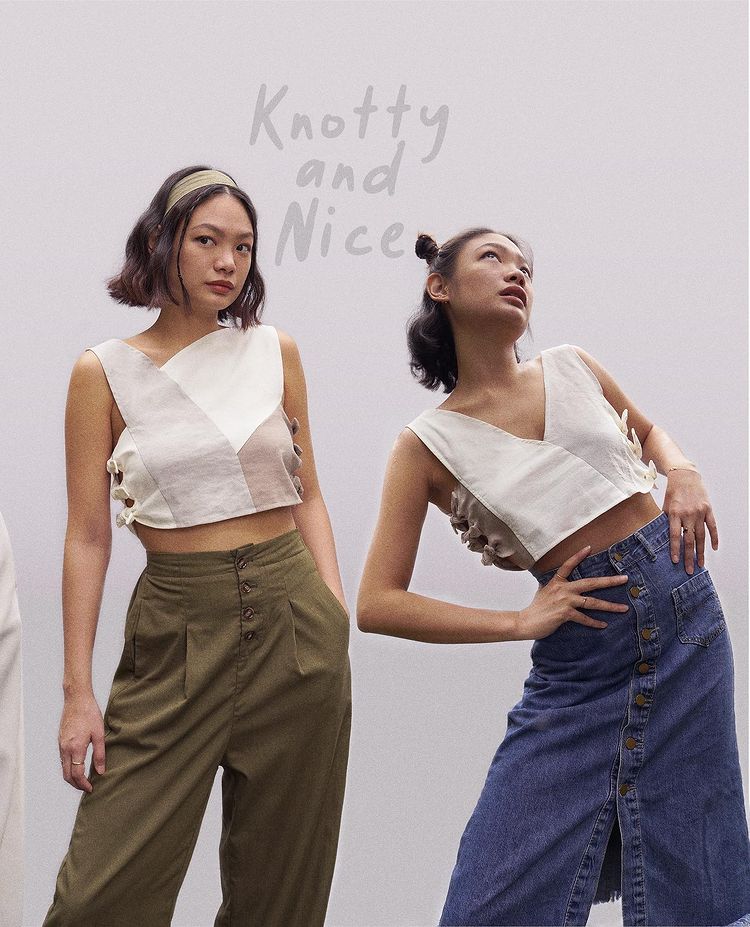 Nin and Yang clothing business: knotty and nice design