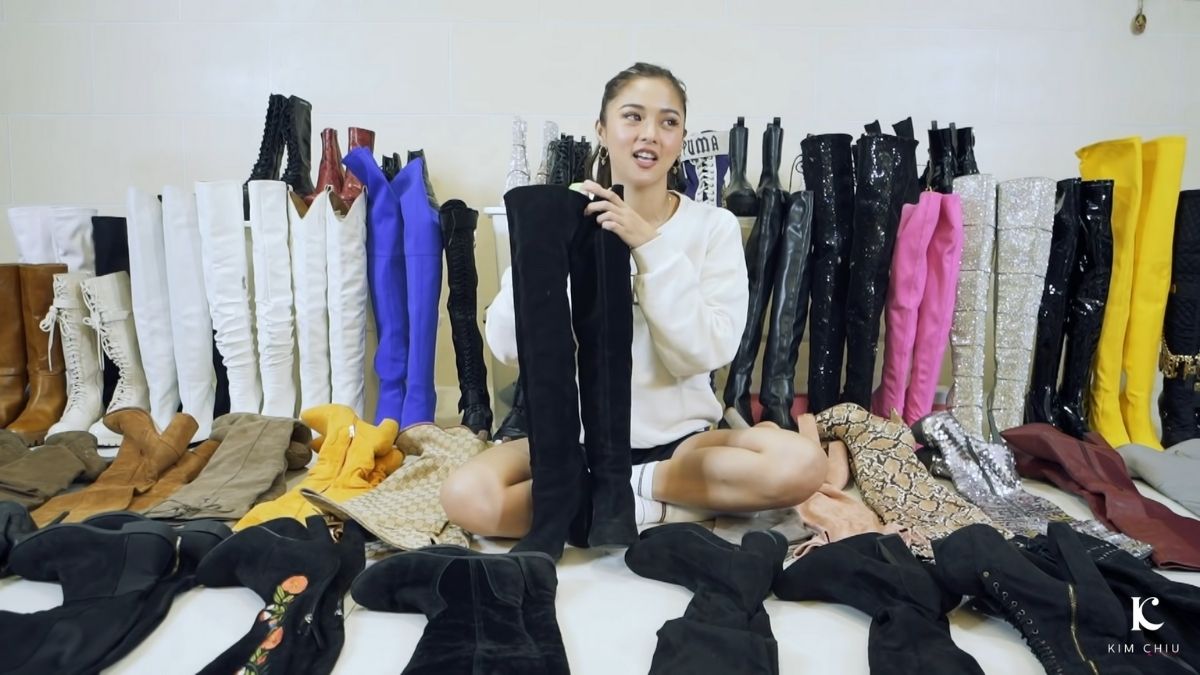 Kim Chiu's boots collection