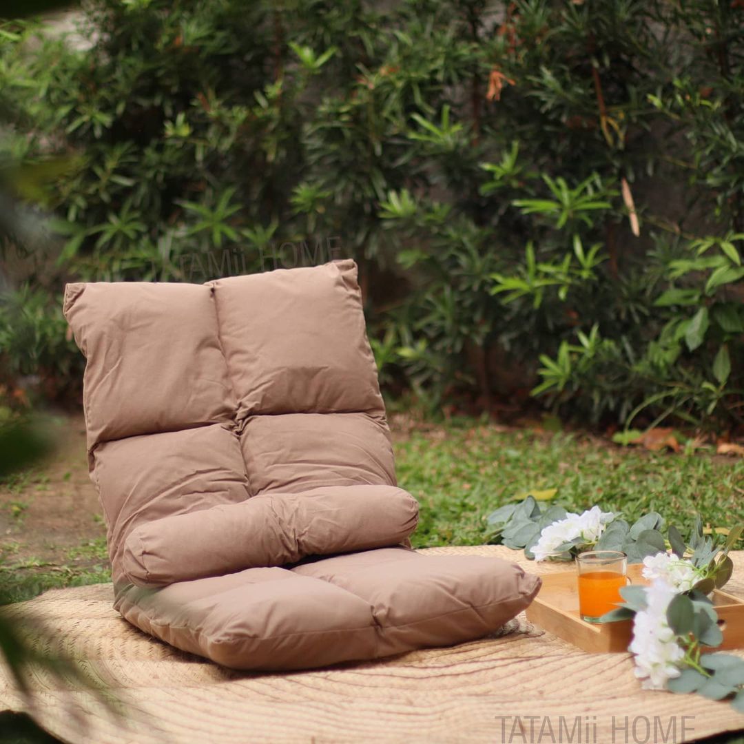 reclining chair from Tatamii Home in Chocolate Brown