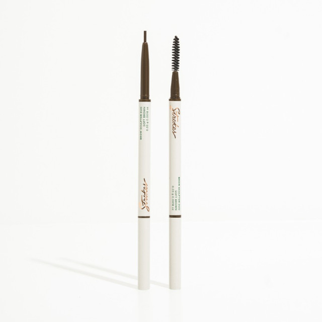 Strokes Brow Sculptor Duo in Soft Brown Microfine Brow Pencil & Styler