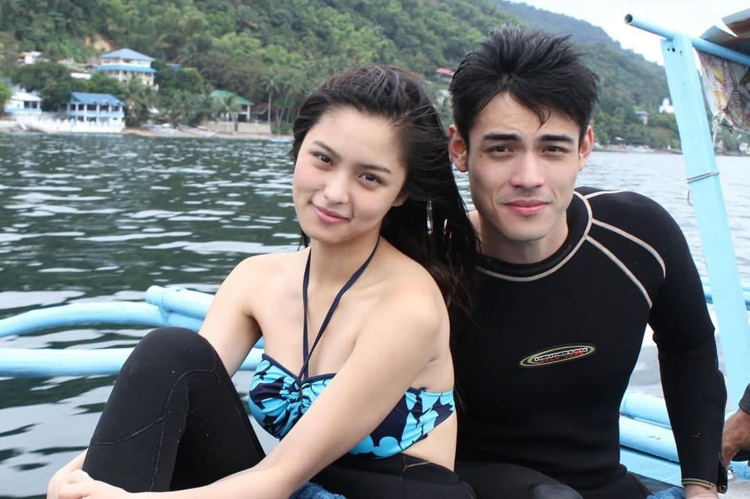 Xian Lim and Kim Chiu in an island hopping date from 2012