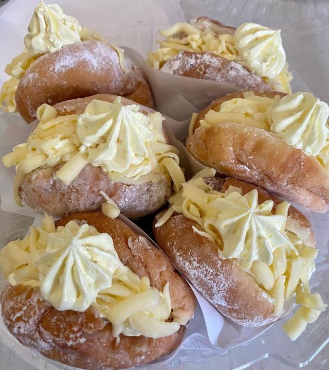 Bunappetite Cafe and Bakeshop Triple Cheese Donut Pockets