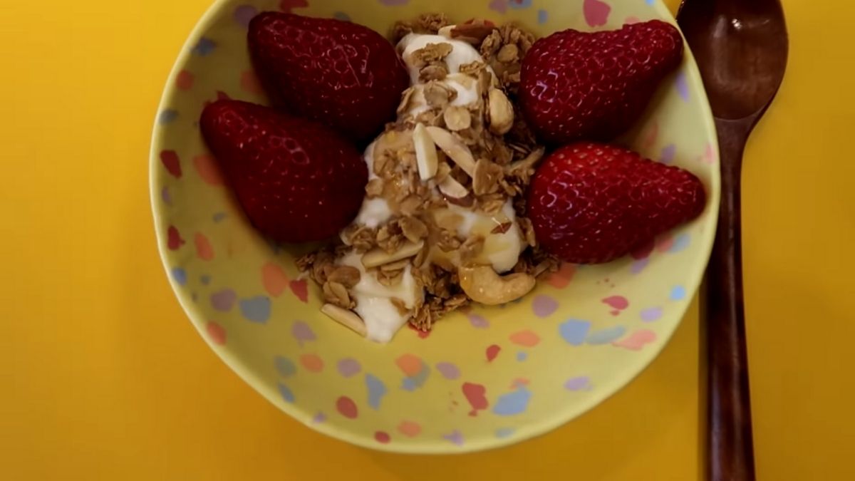 Jessica Jung's diet vlog: simple breakfast