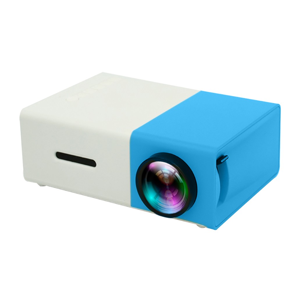 ODSCN YG-300 600 Lumens Mini Portable Projector in blue