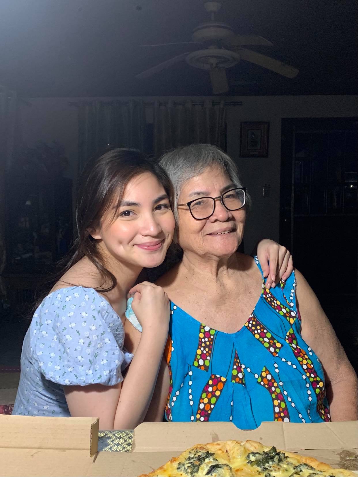 Family photo of a Pinay and her lola - Roselle