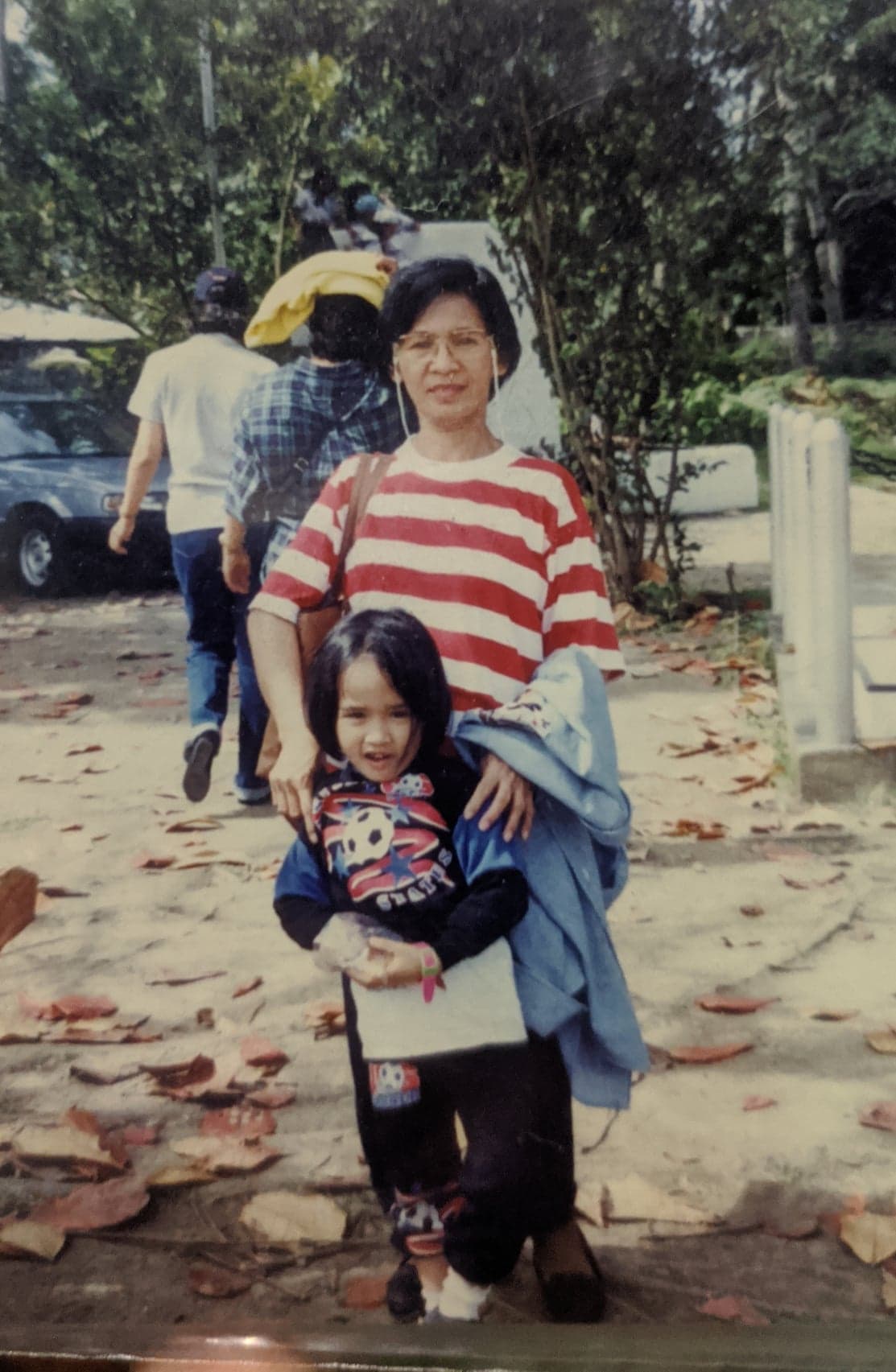 Family photo of a Pinay and her lola - Eli