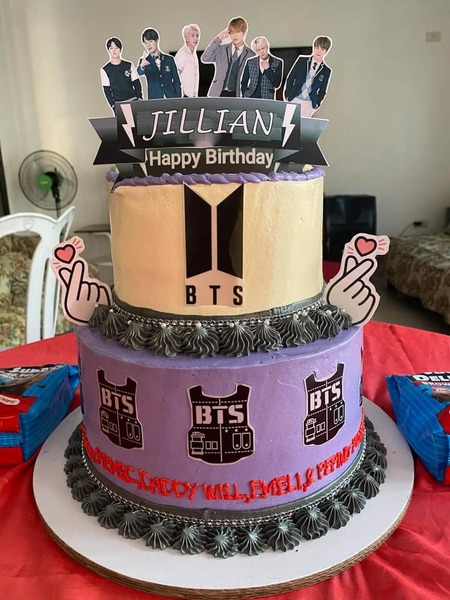 Cousin's BTS cake