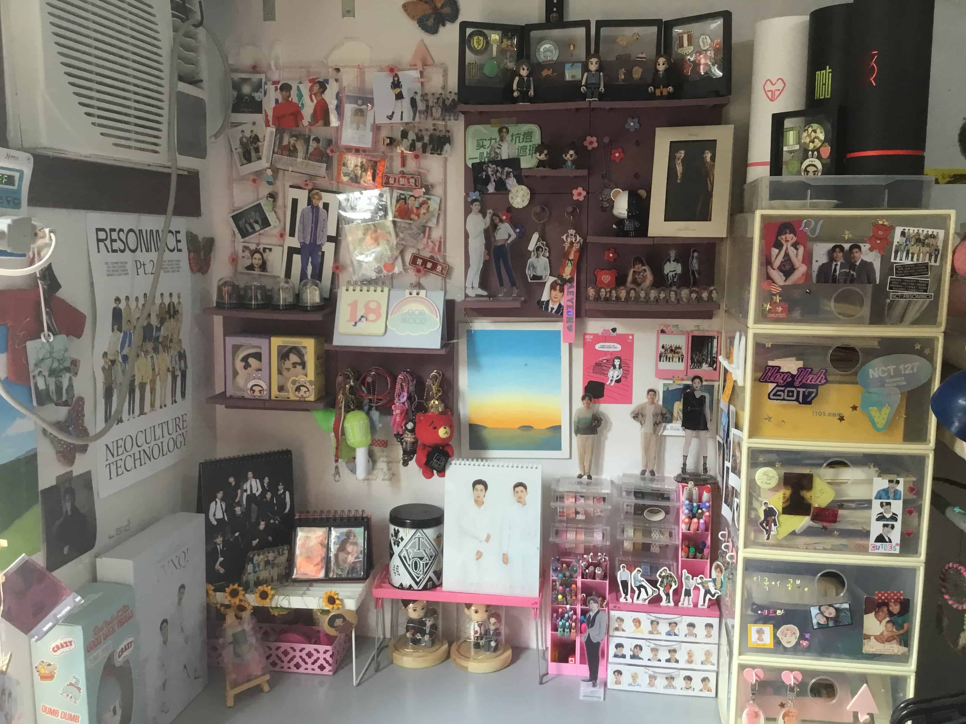 Merch collections of Pinay K-pop fans