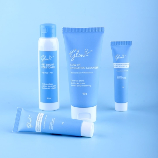 Advanced Rejuvenating Set - Includes a Low pH Hydrating Cleanser, a Get Bright Pore Toner, an Ultralight++ Matte Sunscreen SPF 30, and a Nourishing Night Cream