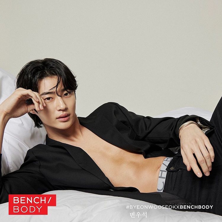 Bench S New Endorser Is Record Of Youth Actor Byeon Woo Seok