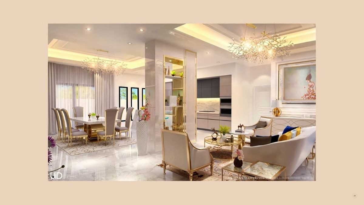 Ivana Alawi family home living room design