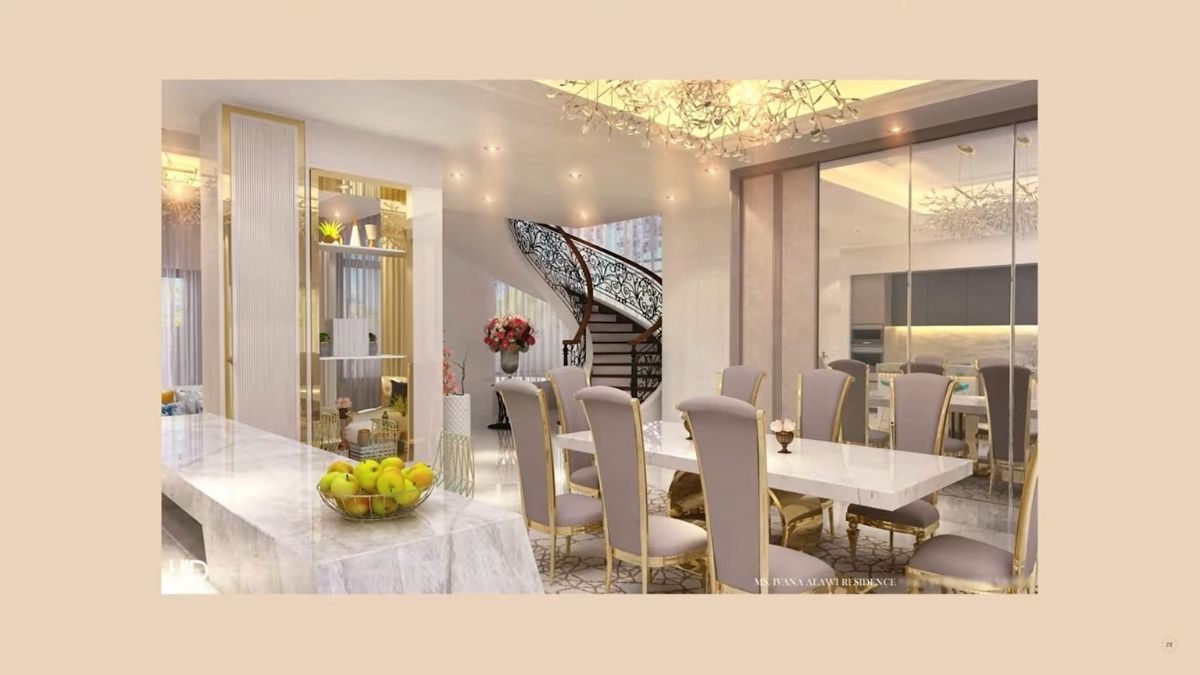 Ivana Alawi family home dining room design