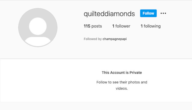 Drake secret, fake Instagram account