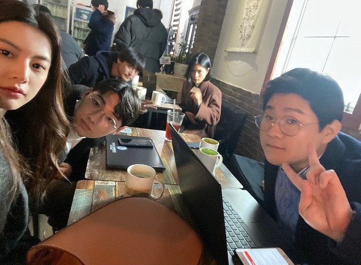 Law School cast behind-the-scenes photos on Instagram