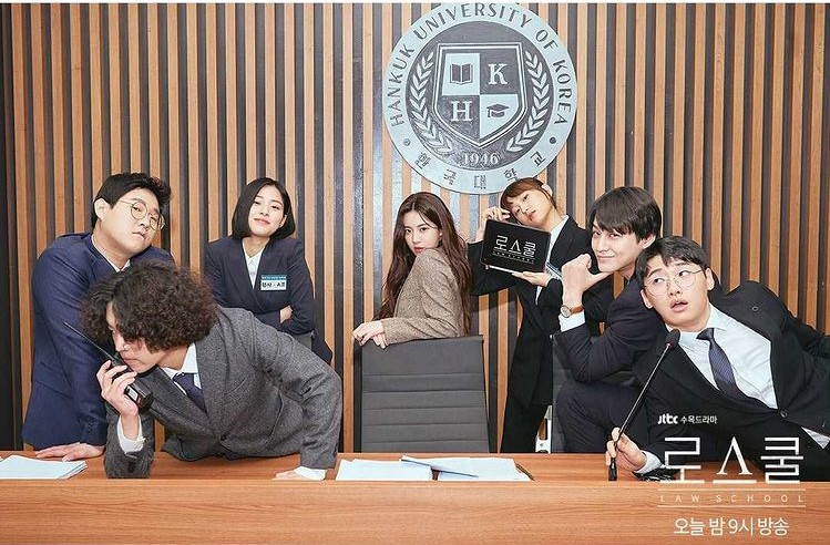 Law School cast behind-the-scenes photos on Instagram