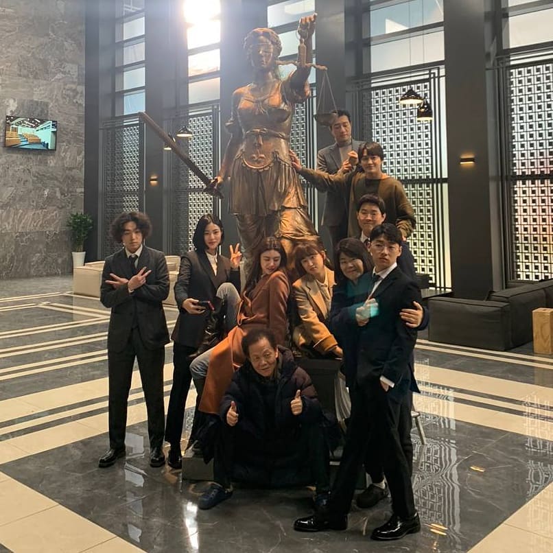 Law School cast behind-the-scenes photos on Instagram