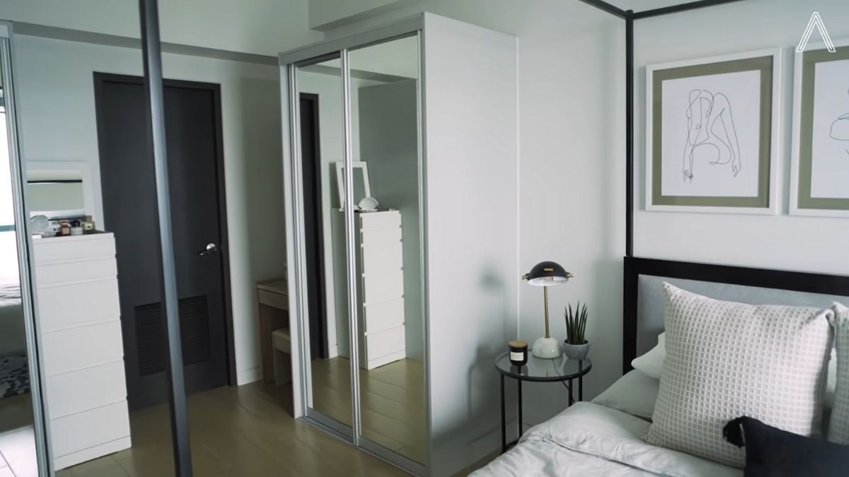 Rhian Ramos bedroom makeover: after shot of the cabinet