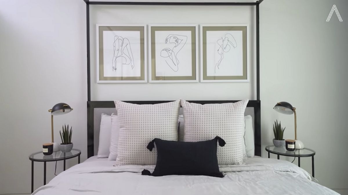 Rhian Ramos bedroom makeover: new sheets, pillows, artworks