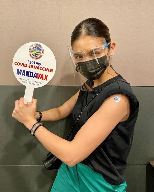 maine mendoza vaccine mandaluyong