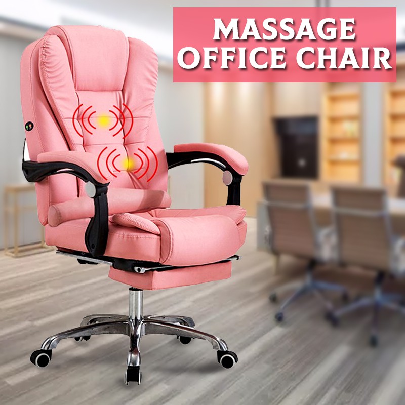 pink ergonomic office chair