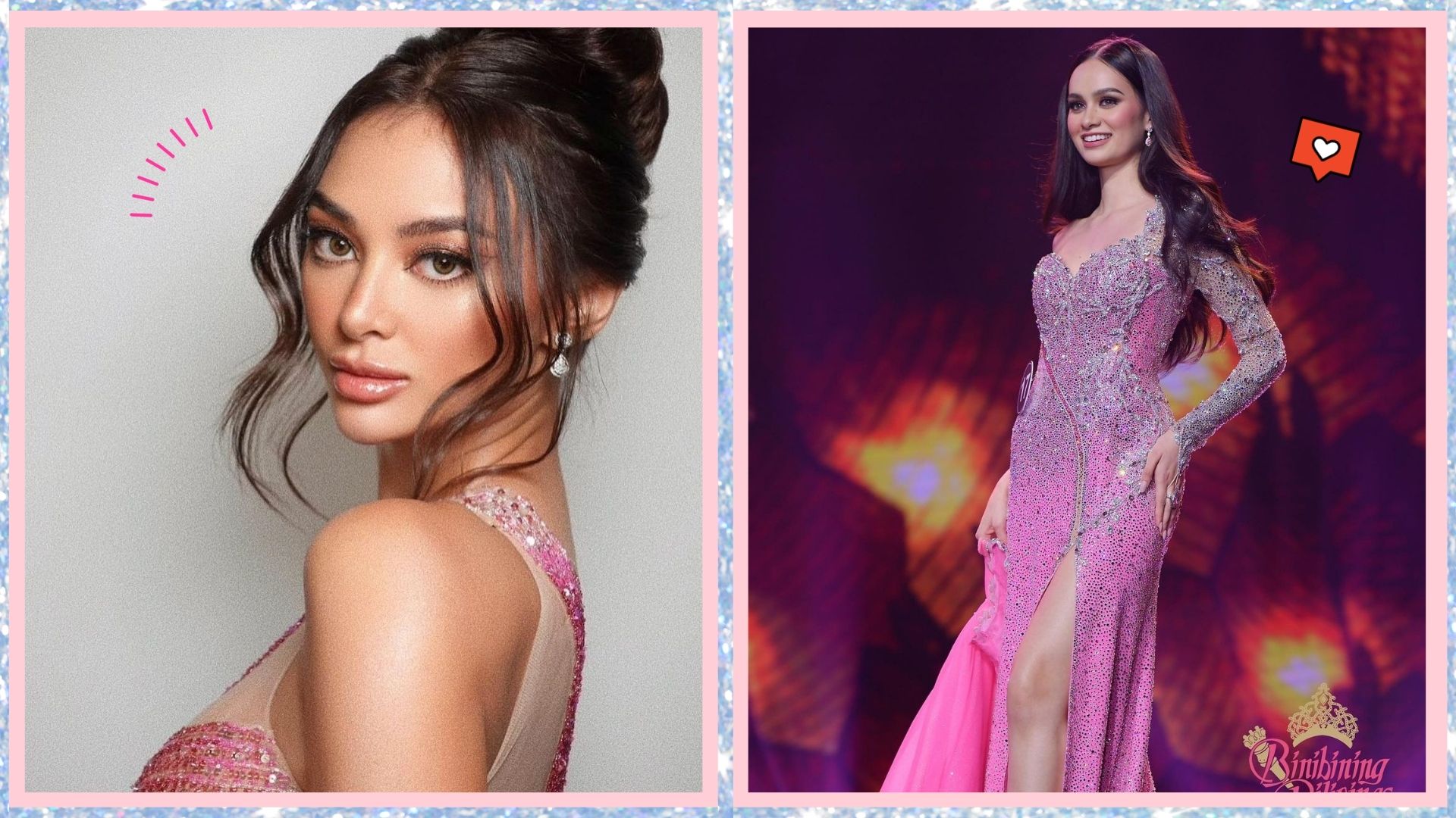 Kylie Verzosa and Hannah Arnold twinning moment