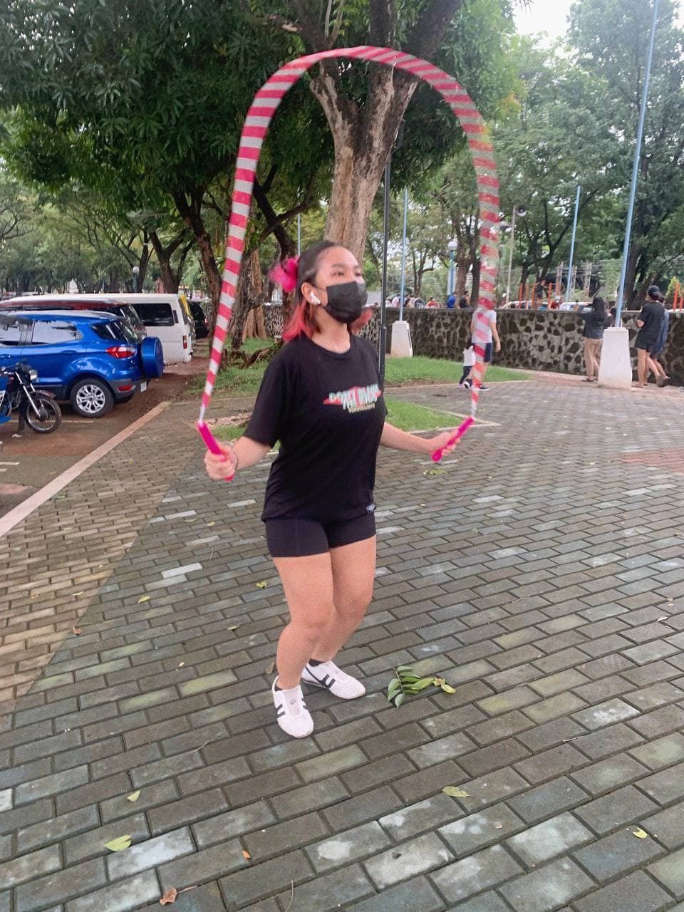 Pinay jumping rope