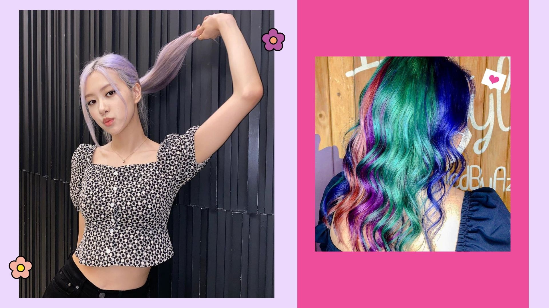 rainbow hair color guide