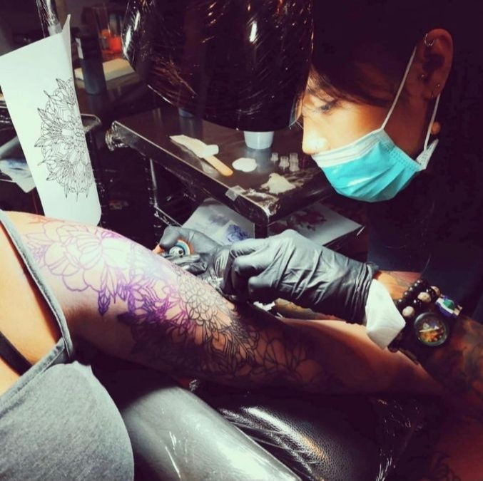 tattoo artist Annie Concepcion
