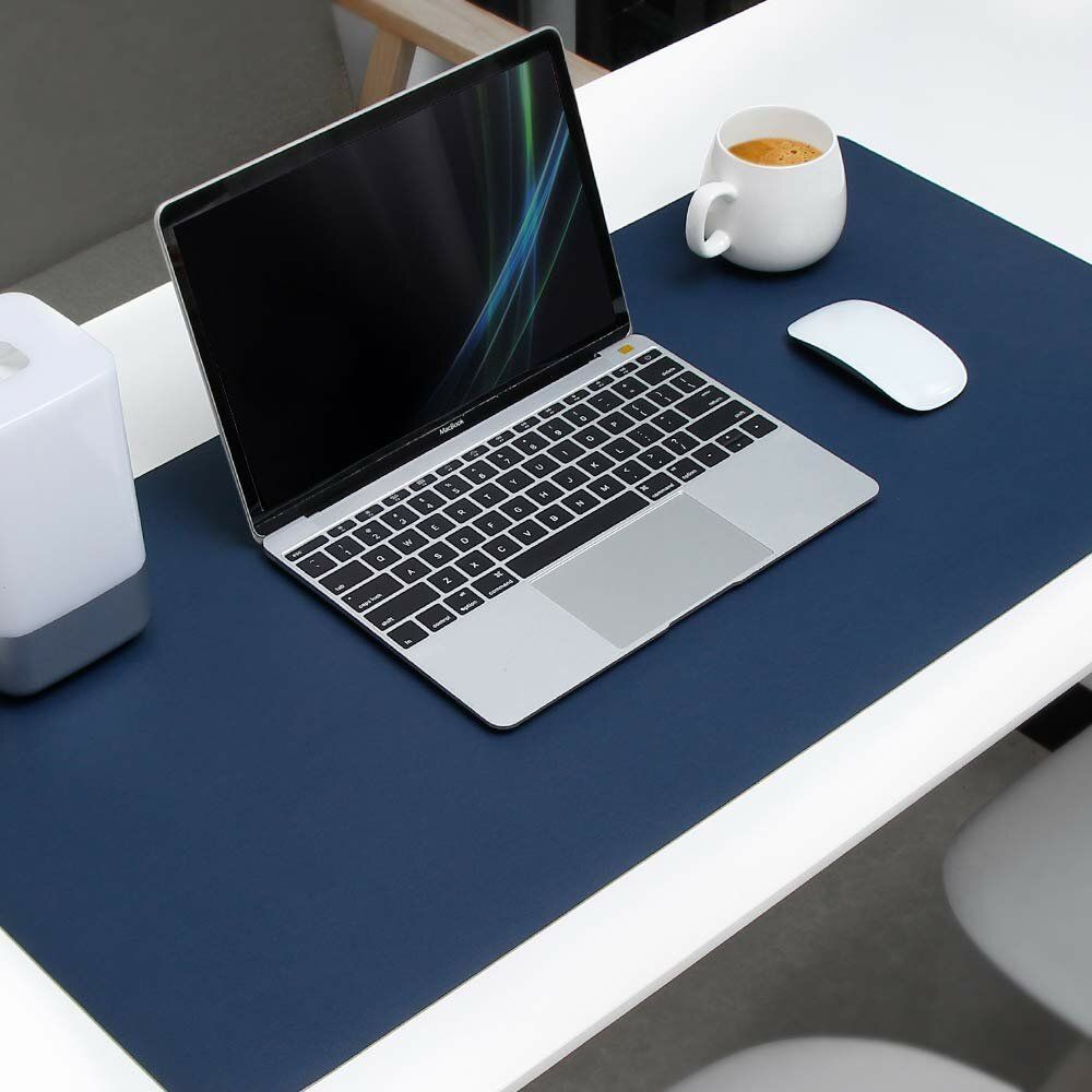 desk mat in navy blue