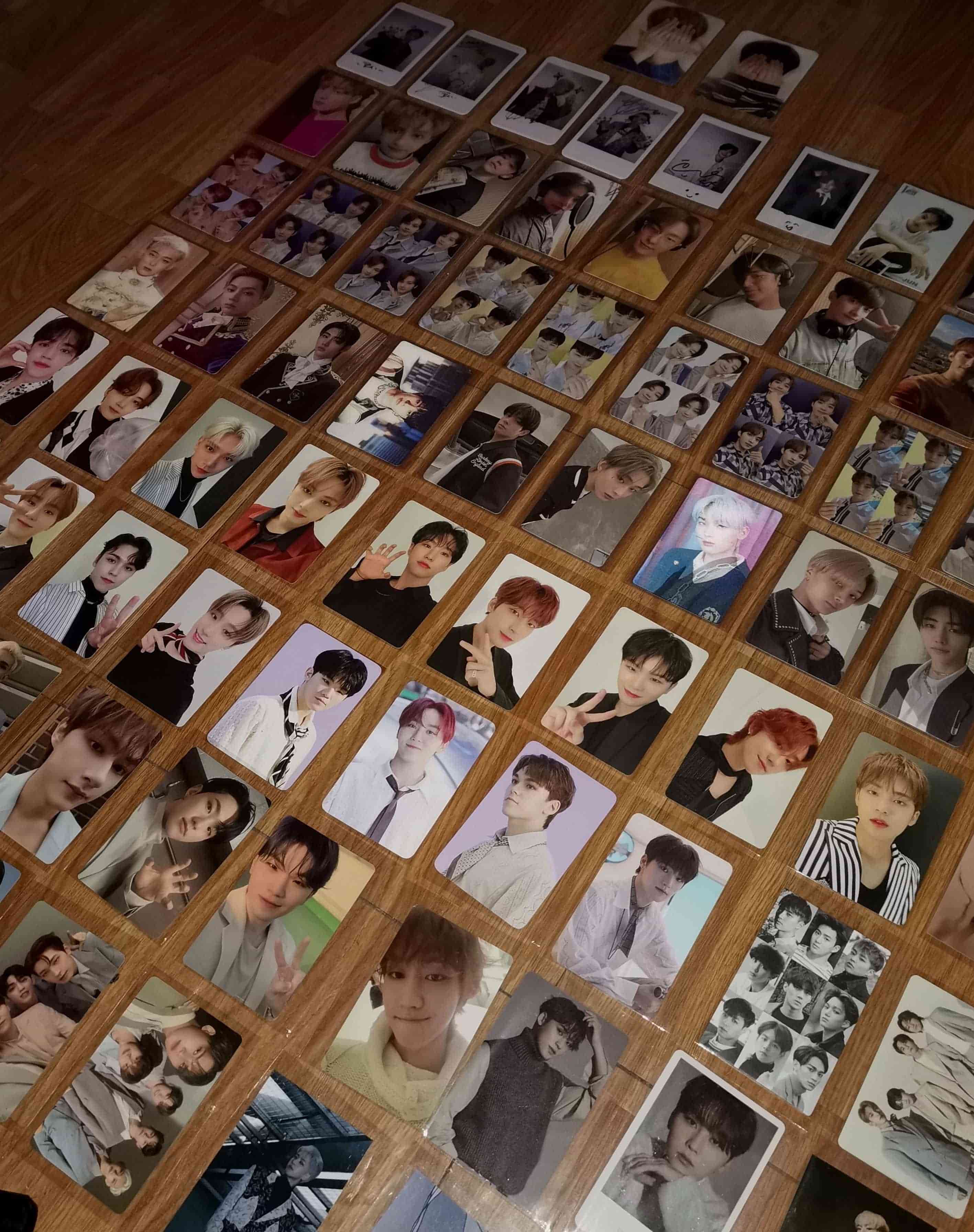 K-pop photo card collections