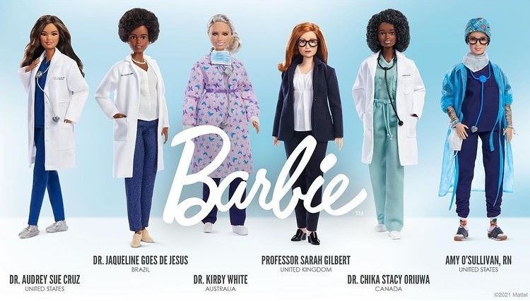 frontliners and healthcare workers as Barbie dolls
