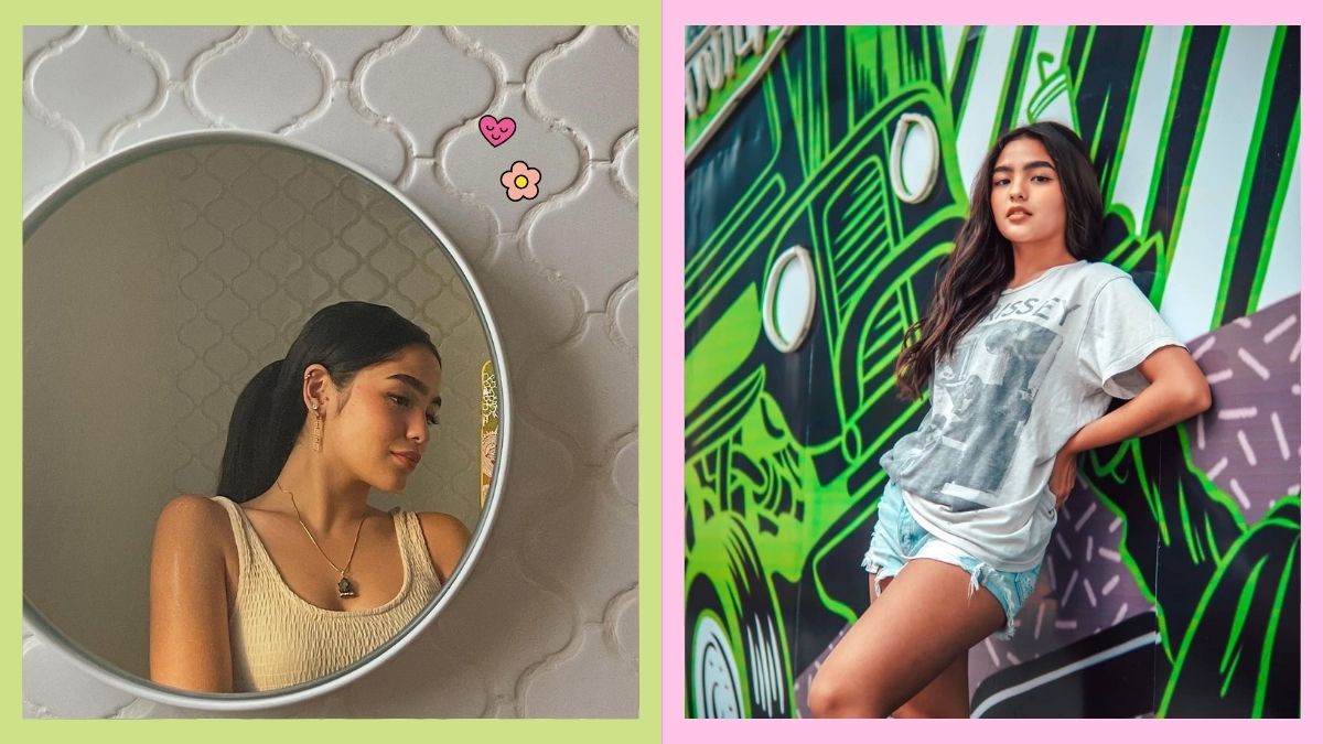 Andrea Brillantes Tạo dáng chụp ảnh trên tường Instagram