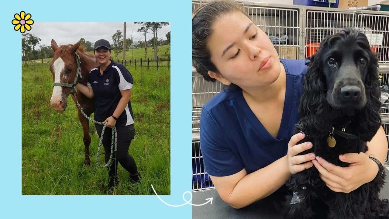 Isabel Padilla talks about what it's like to take up veterinary medicine
