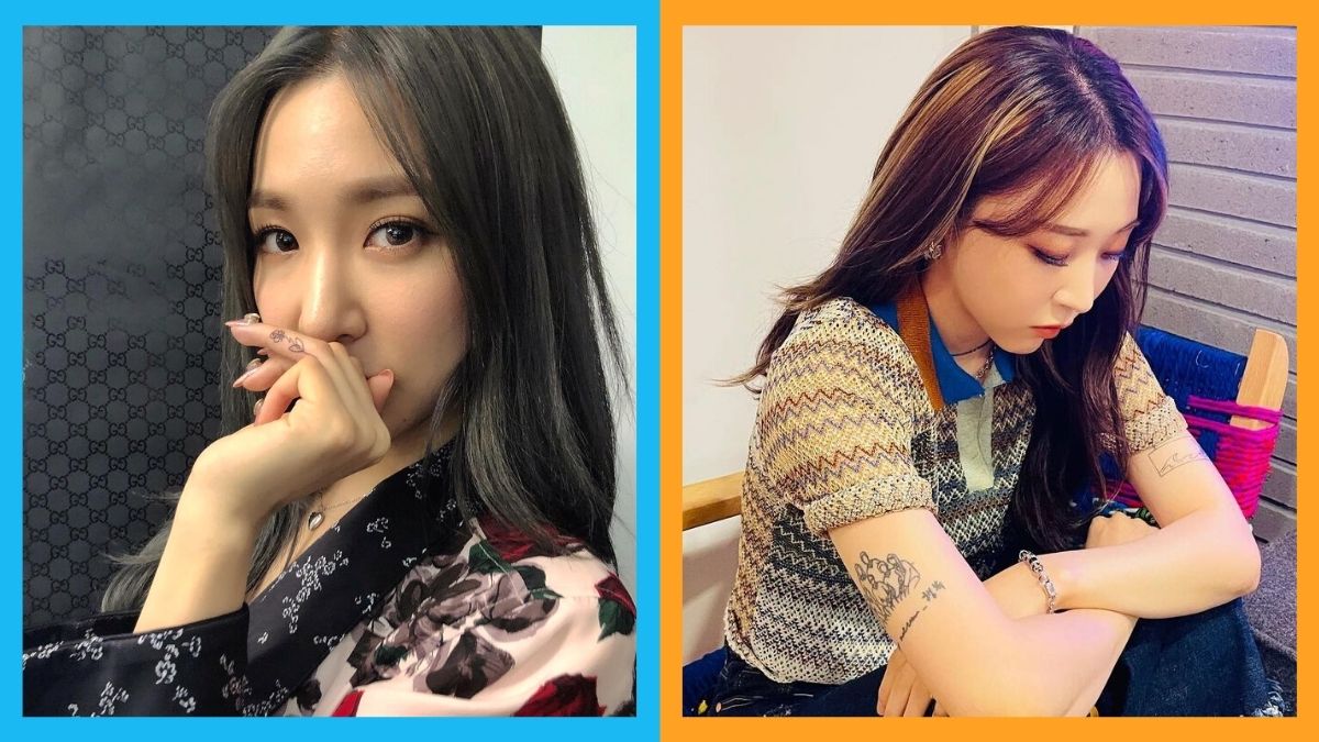 Female K-pop idols and their tattoos