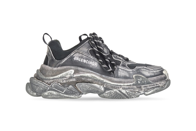 LOOK: Colorways Of The Balenciaga Triple S Faded Sneakers
