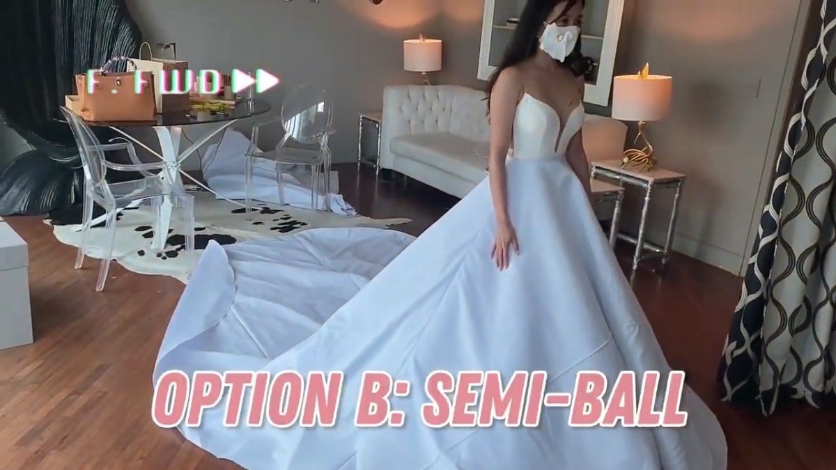 Kris Bernal wedding gown option B: semi-ball