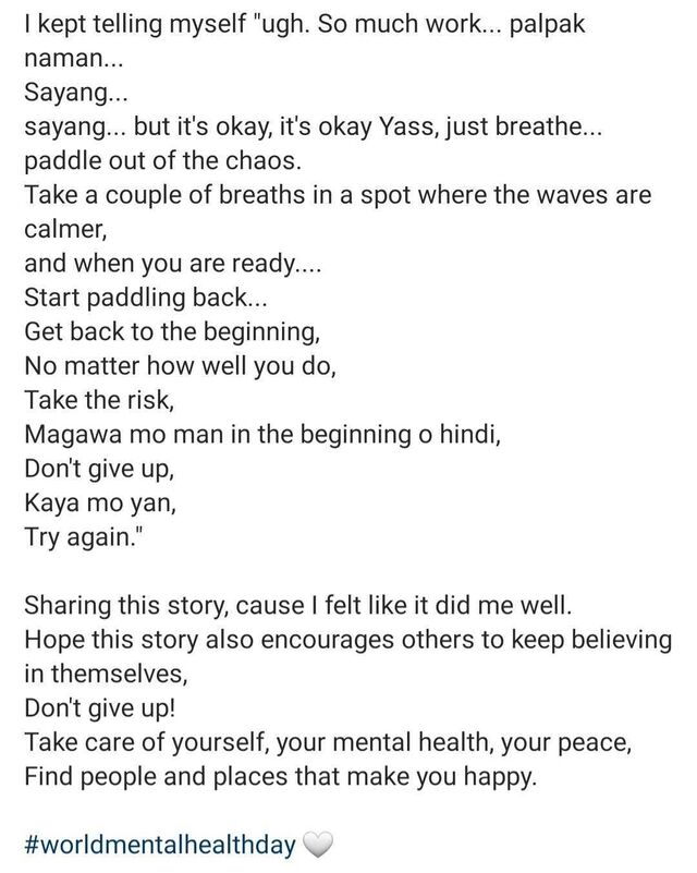 yassi pressman posts about her mental health