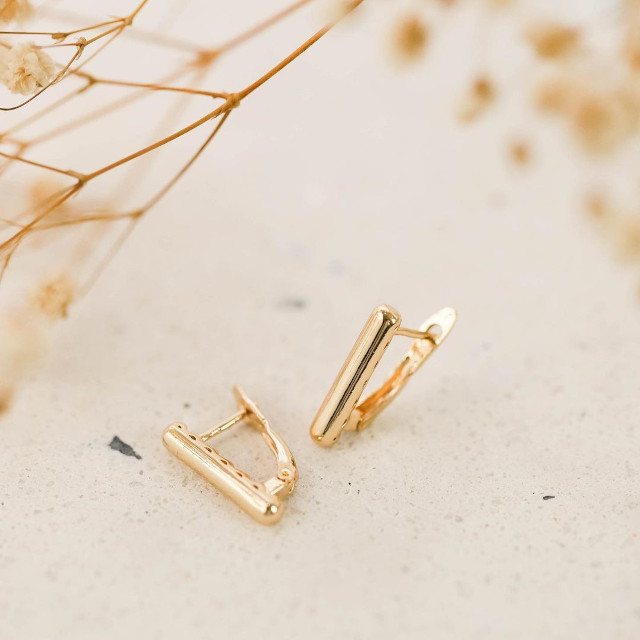 Ooomph Cara 18K Gold-plated earrings