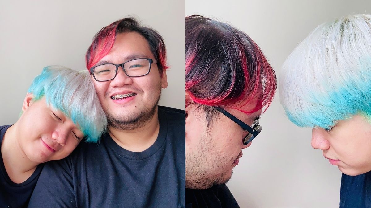 Pinoy Couples Who Color Their Hair Together - Gian and Justine