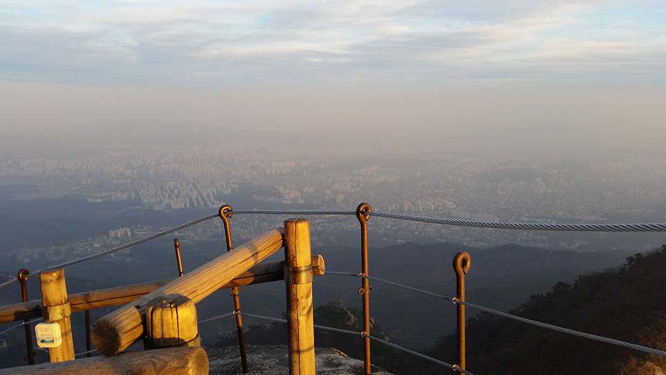 View from Baegundae Peak