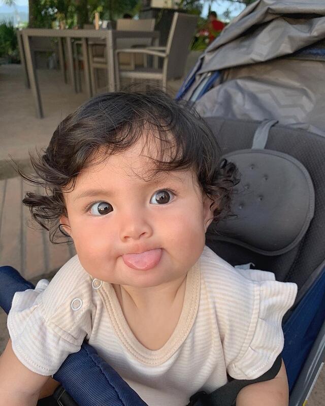 JC Santos' Daughter River Aletheia wacky photos